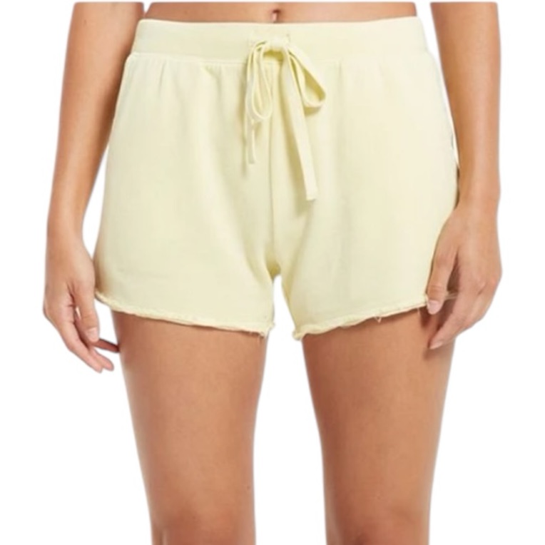 Z Supply Marina Washed Shorts In Key Lime Large